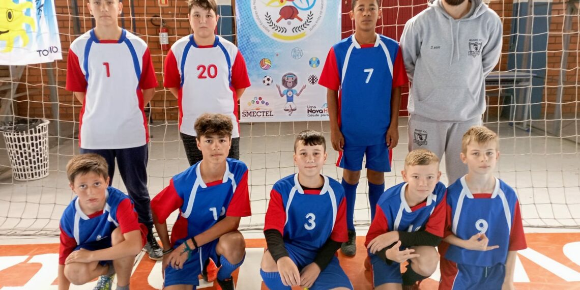 Escolas disputam última rodada da modalidade Futsal nos Jogos Escolares de Nova Hartz