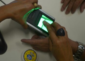 Biometria; processo de identificação durante as eleições