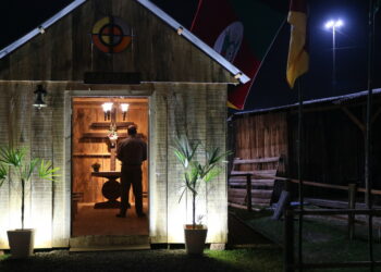 Capela no Acampamento Farroupilha de Sapiranga reforça a fé e as tradições