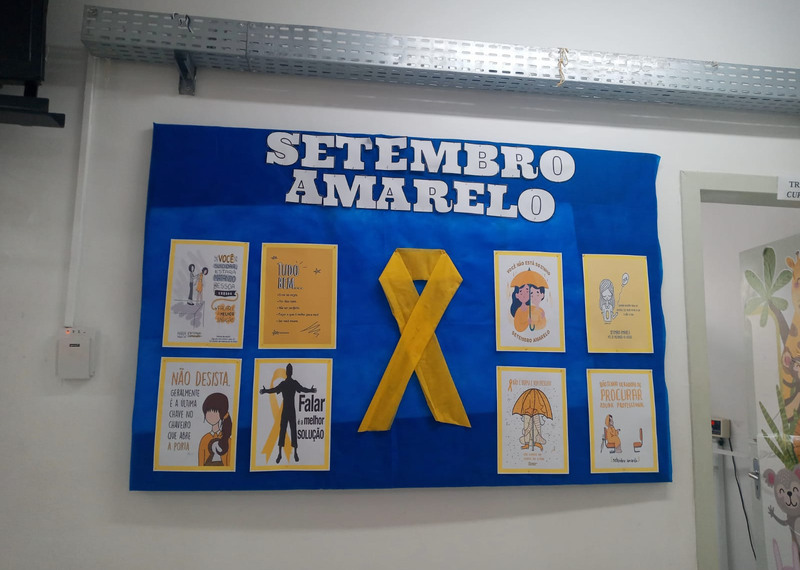Ações referentes ao Setembro Amarelo ocorrem em Sapiranga