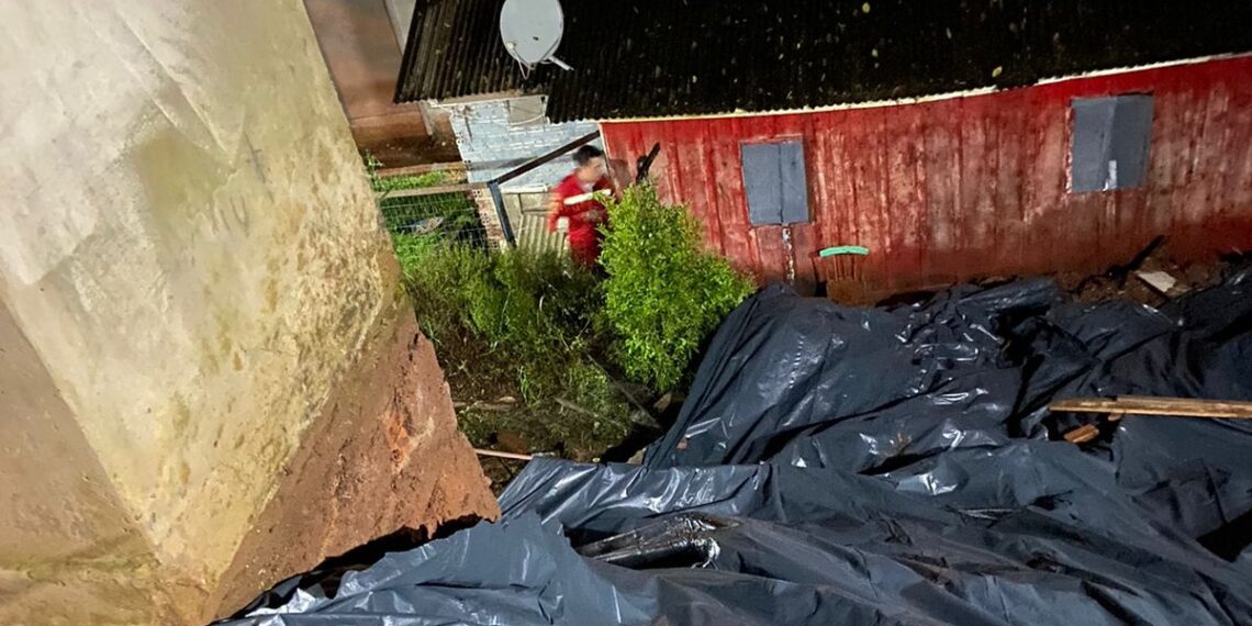 Chuva intensa da sexta-feira causa transtornos em Nova Hartz