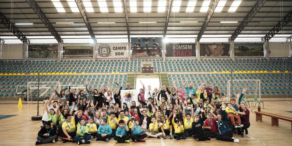 Festival Paralímpico reúne mais de 80 alunos com deficiência no Cei de Campo Bom