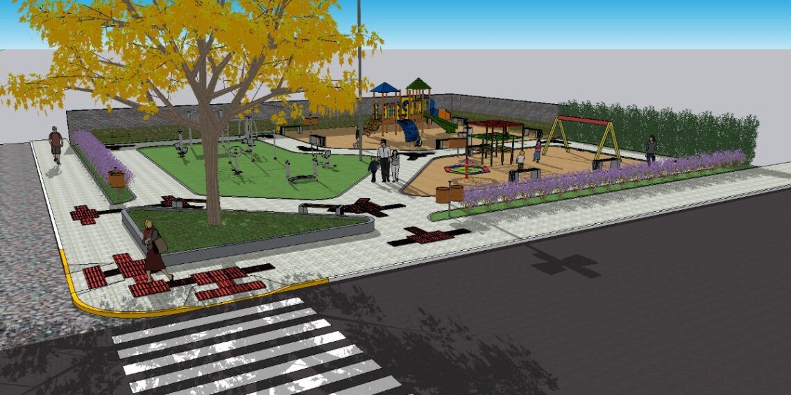 Sapiranga inicia obra de nova praça para a comunidade; investimento é de R$ 200 mil