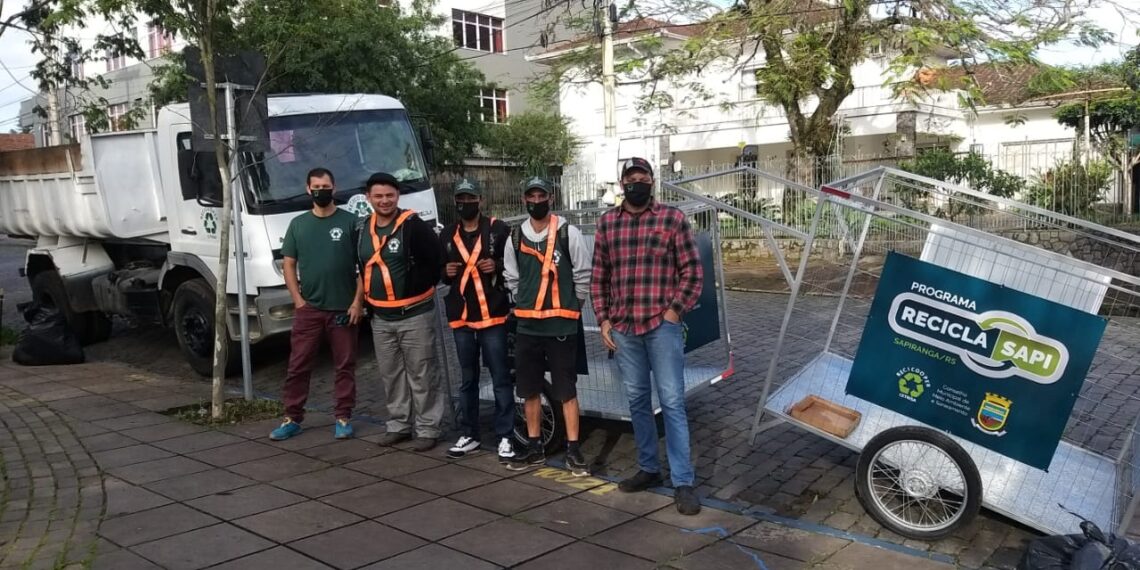 Limpeza durante a festa; atuação da Secretaria de Meio Ambiente no evento