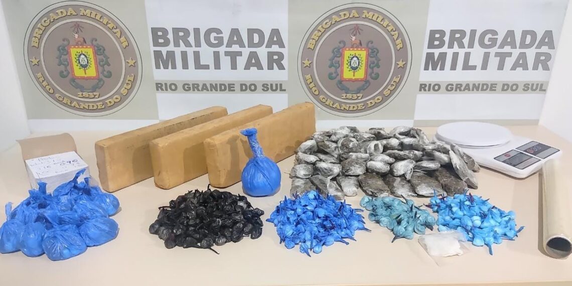Três homens são presos por tráfico de drogas em Sapiranga