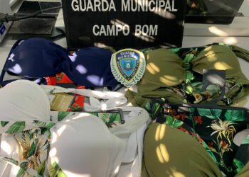 Produtos furtados em loja no Centro de Campo Bom são recuperados pela Guarda Municipal