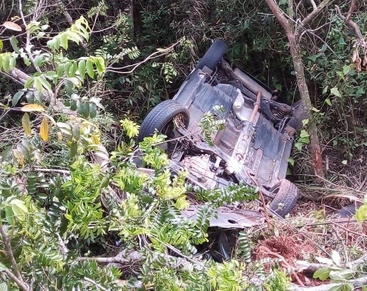Avó e neta sofrem acidente de trânsito na RS-239 em Nova Hartz
