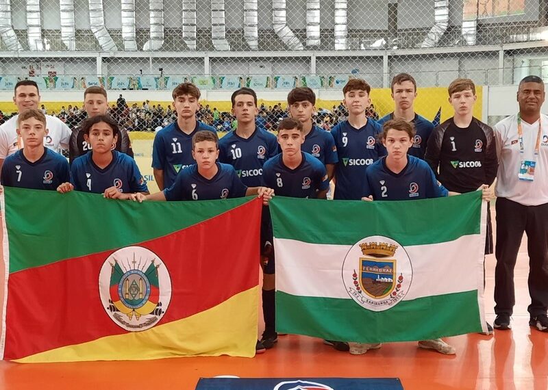 Atletas de Sapiranga conquistam medalha de Bronze no Futsal Masculino dos Jogos Escolares Brasileiros