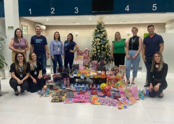 Campanha Abraça Sicoob arrecada quase 4 mil brinquedos