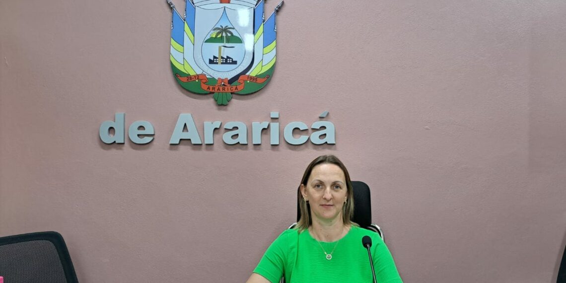 Vereadora Tanara Werb será a presidente da Câmara de Araricá em 2023