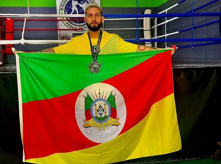 Atleta de Sapiranga é vice-campeão do Pan-Americano de Kickboxing