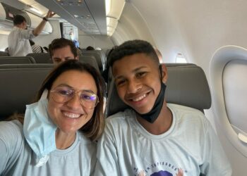 Aluno de Sapiranga embarca para a disputa dos Jogos Escolares Sul-americanos