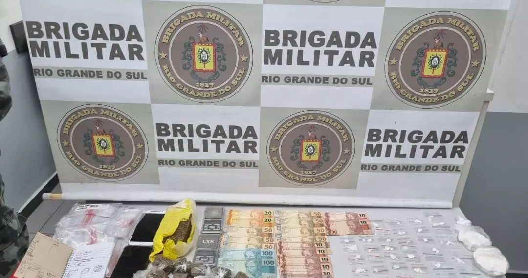 Brigada Militar prende homem por tráfico de entorpecentes em Sapiranga