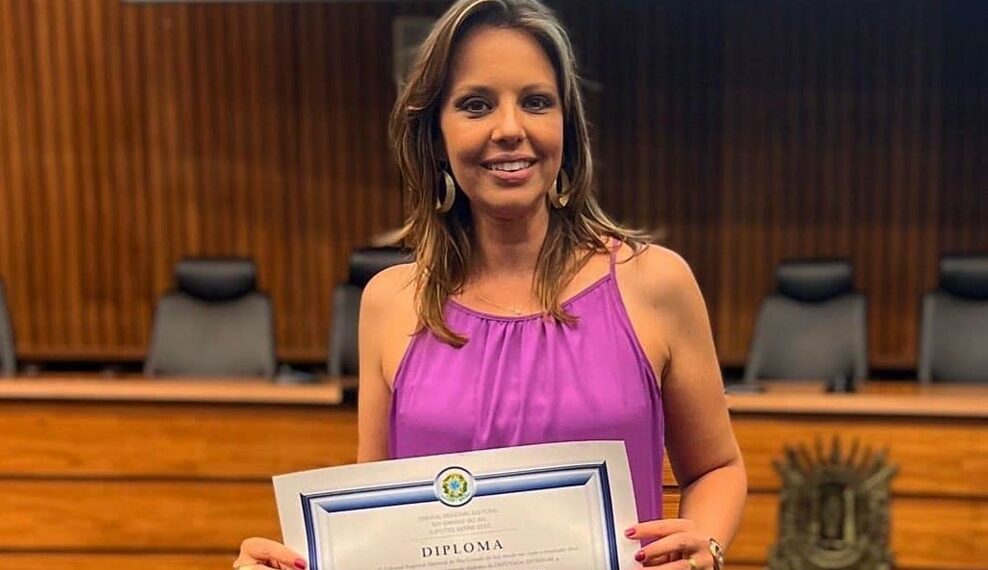 Deputada delegada Nadine será a vice-presidente da Assembleia Legislativa