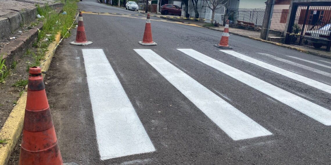 Sapiranga reforça sinalizações viárias visando mais segurança no trânsito