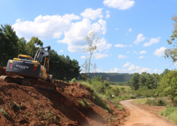 Obras na rua Novo Hamburgo seguem acontecendo em Sapiranga