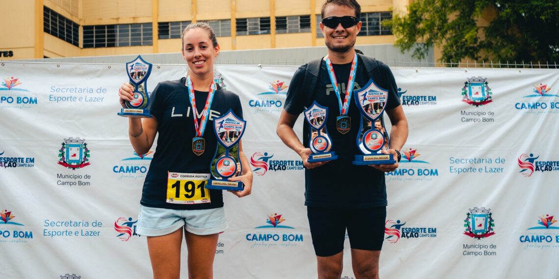 Gian Rheinheimer e Luana Steffen são os campeões de Campo Bom na Rústica de Aniversário