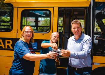 Campo Bom tem novo ônibus escolar para atender alunos da zona rural
