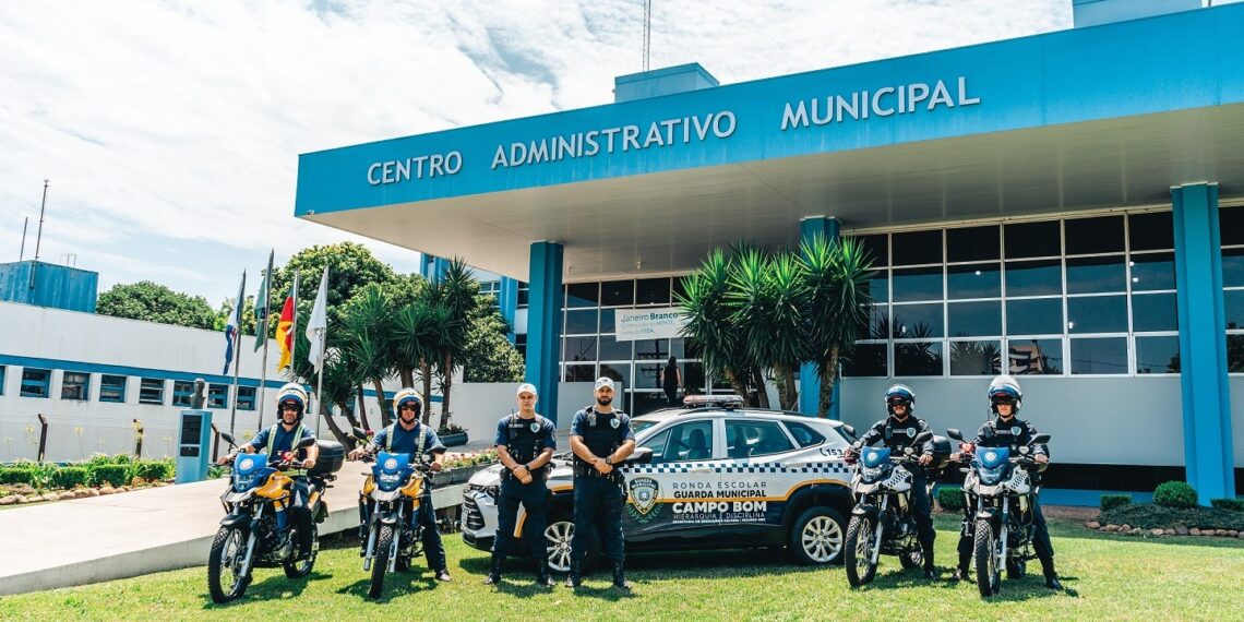 Guarda Municipal de Campo Bom recebe cinco novos veículos