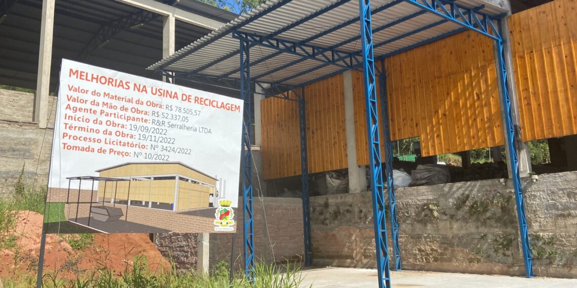 Usina de Reciclagem recebe melhorias para o tratamento do lixo domiciliar