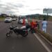 Acidente envolvendo duas motos deixa uma pessoa ferida na RS-239