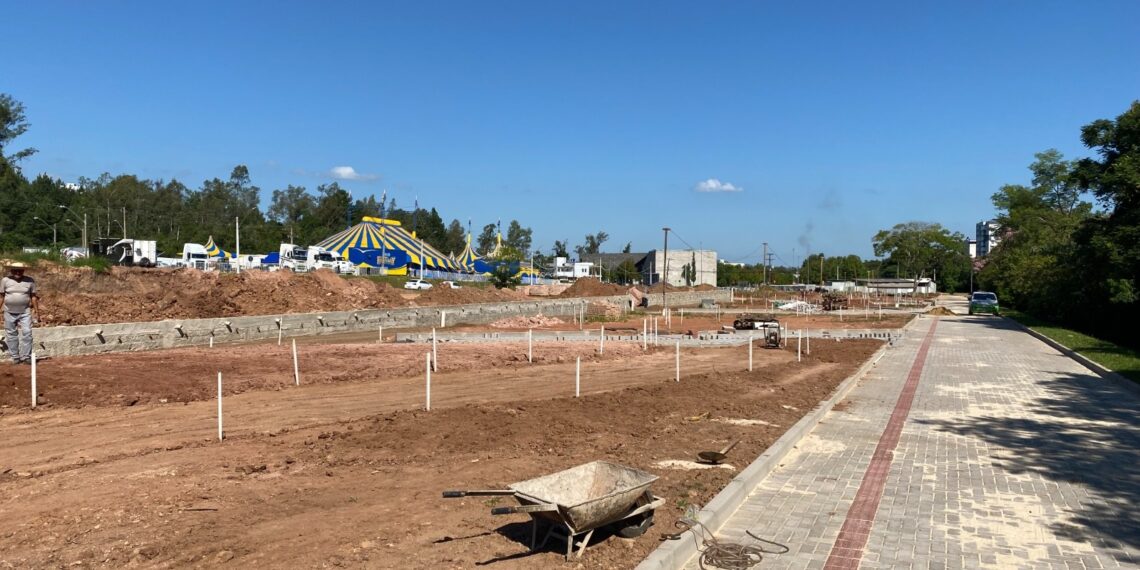 Obra avança e Novo Parcão começa a ganhar forma em Campo Bom