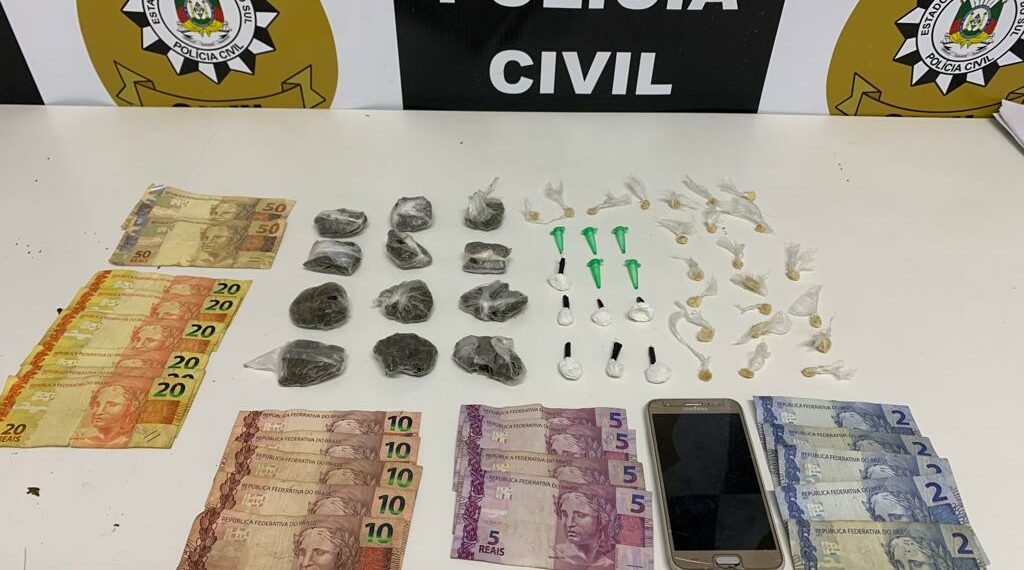 Polícia Civil prende três homens por tráfico de drogas em Sapiranga