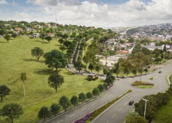 Loteamento Germânia com obras em andamento