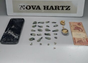 Traficante é detido pela Brigada Militar em Nova Hartz