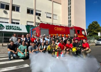 Hospital Sapiranga realiza simulação de incêndio