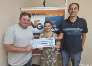 Sapiranga entrega prêmio especial da campanha Nota Fiscal Consciente de fevereiro