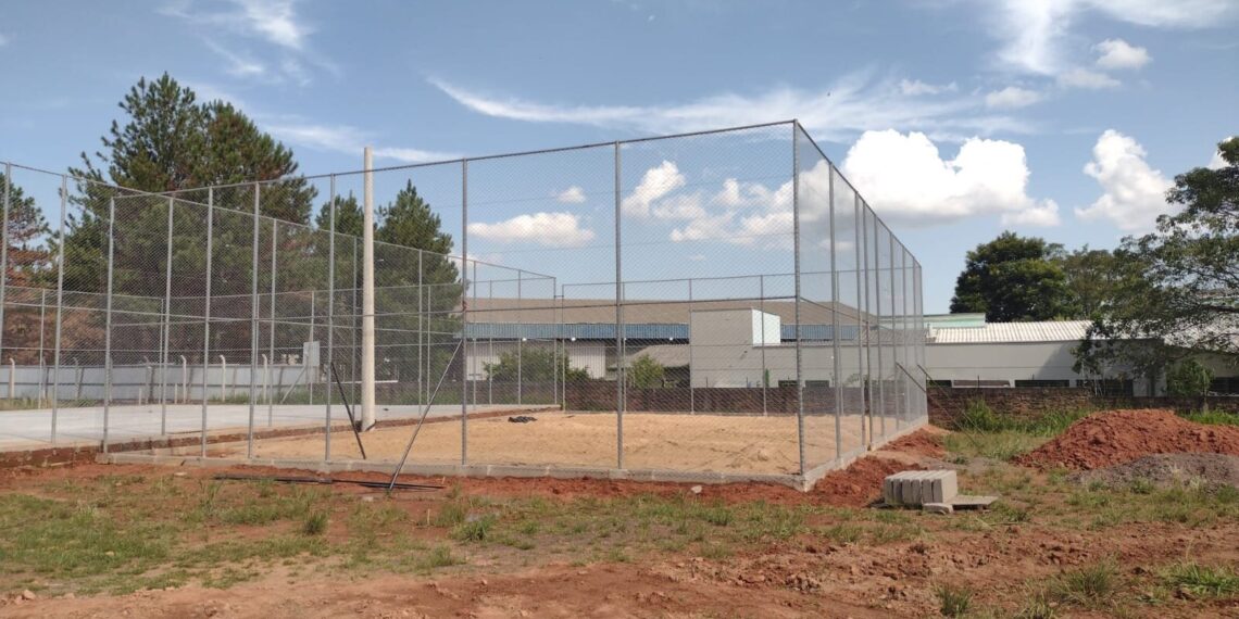 Centro Esportivo Ayrton Senna em Sapiranga está 50% concluído
