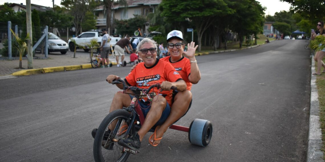 Evento de carrinhos de rolimã e trike faz sucesso em Nova Hartz