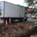 EGR abre cratera em rua próxima do pedágio na RS-239, em Campo Bom