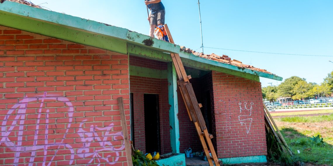 Campo Bom da início as obras dos banheiros da Pista de Atletismo