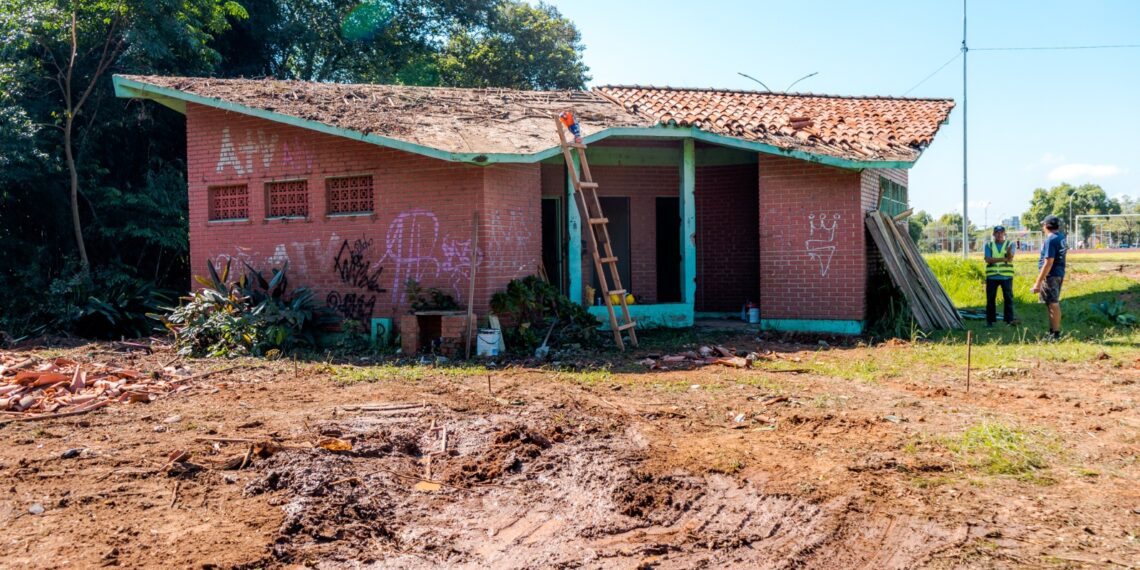 Campo Bom da início as obras dos banheiros da Pista de Atletismo