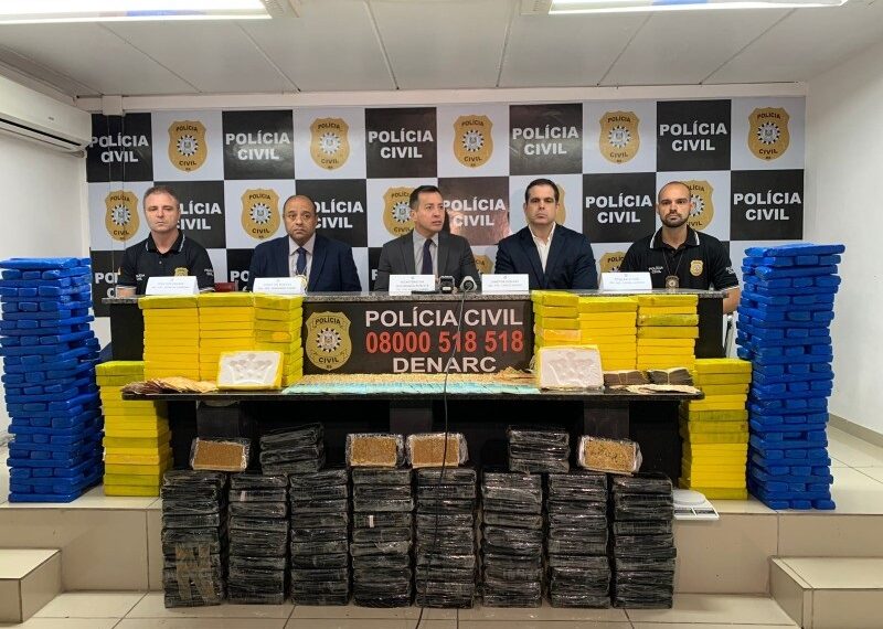 Denarc apreende mais de 300 quilos de drogas em Araricá e causa prejuízo de R$ 10 milhões na facção