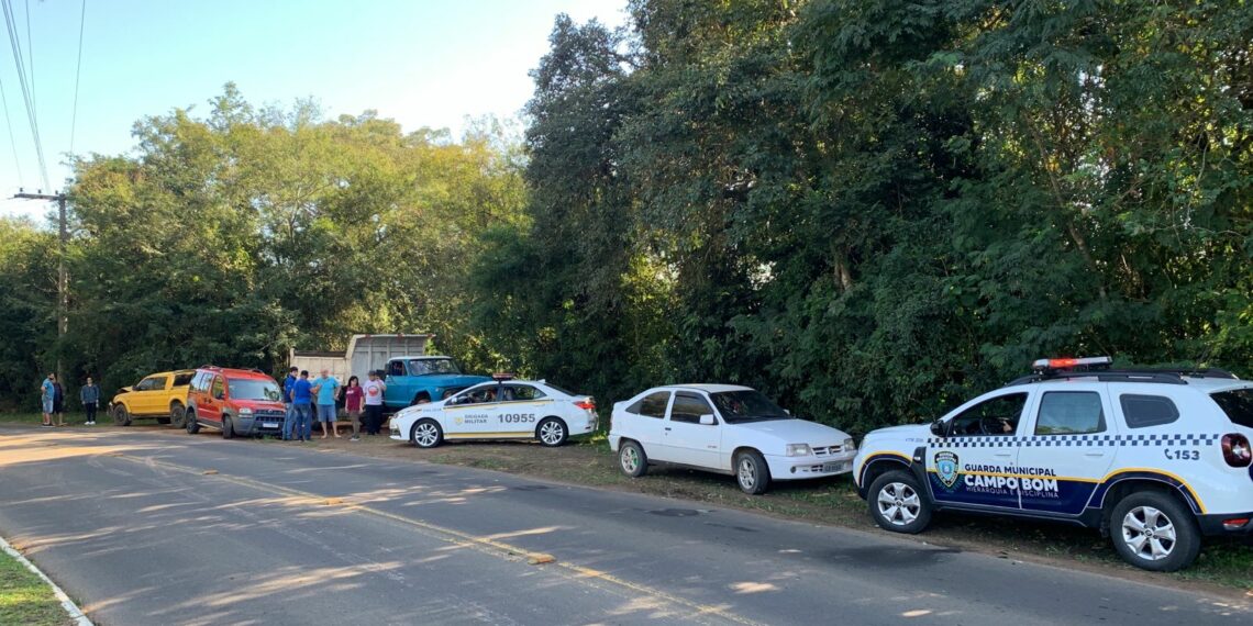 Colisão frontal deixa ferido em Campo Bom