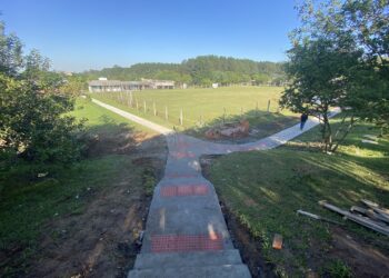 Avançam as obras da nova área de lazer no bairro Oeste em Sapiranga