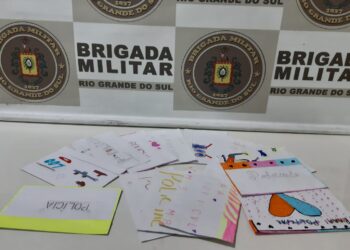 Brigada Militar recebe cartas de alunos do 5º ano de escola municipal de Sapiranga
