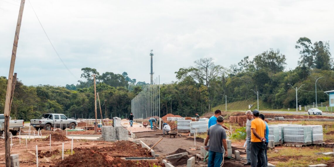 Novo Parcão de Campo Bom começa a tomar forma com avanço da obra