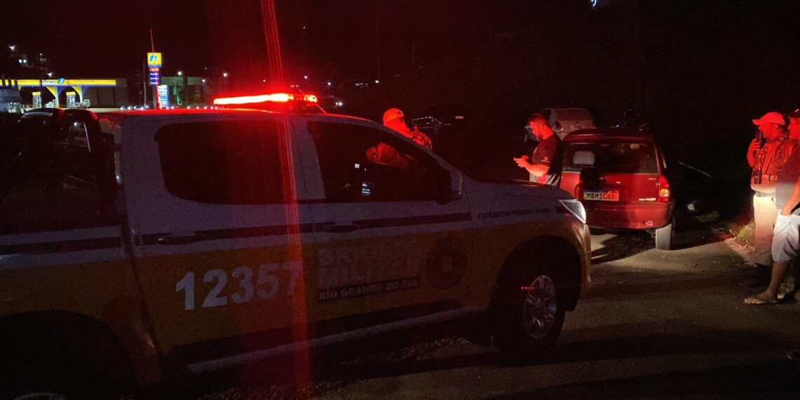 Acidente entre motocicleta e veículo deixa ferido na RS-239, trecho de Campo Bom