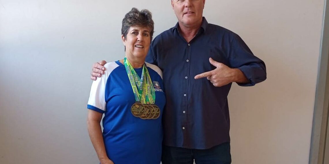 Isa Caberlon traz para Campo Bom quatro ouros do Estadual de Atletismo Master