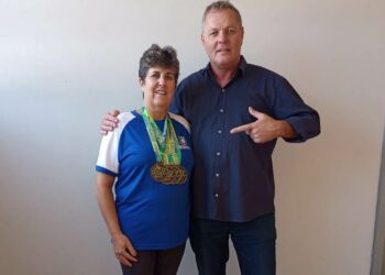 Isa Caberlon traz para Campo Bom quatro ouros do Estadual de Atletismo Master
