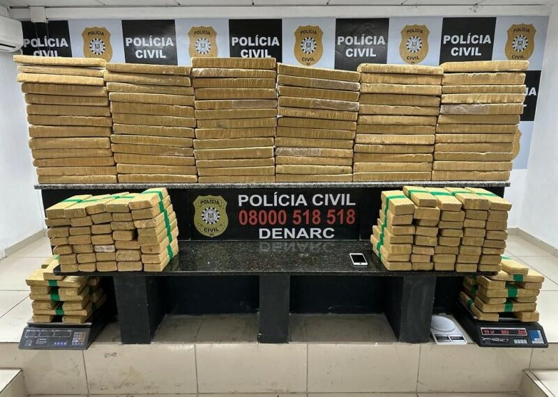 Polícia Civil apreende 200kg de droga e prende dois traficantes em Sapiranga