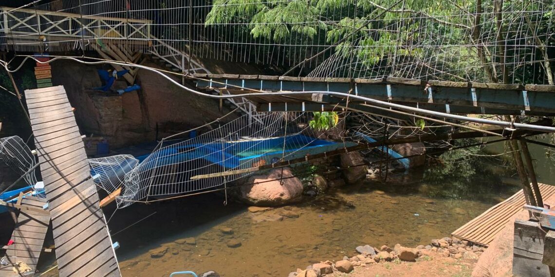 Proprietários de camping são indiciados por homicídio em Sapiranga; queda de ponte aconteceu em fevereiro