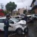 Carro desgovernado atinge outros quatro veículos estacionados em Campo Bom