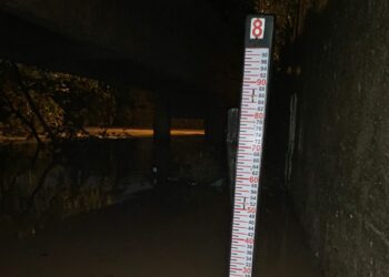 Alerta: nível do Rio dos Sinos passa dos 7 metros em Campo Bom