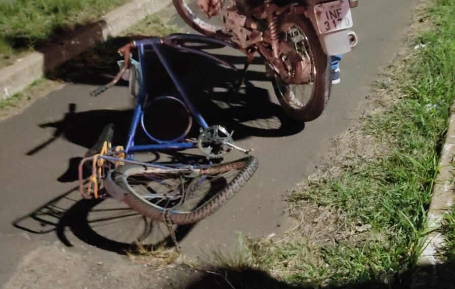 Acidente entre motocicleta e bicicleta deixa dois feridos na RS-239, trecho de Sapiranga