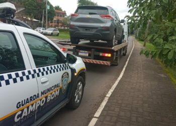 Guarda Municipal de Campo Bom recupera veículo furtado e com placas adulteradas